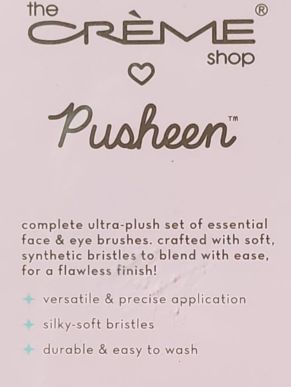 THE CREME SHOP - PUSHEEN Pretty Finish Makeup Brush Set - NEW